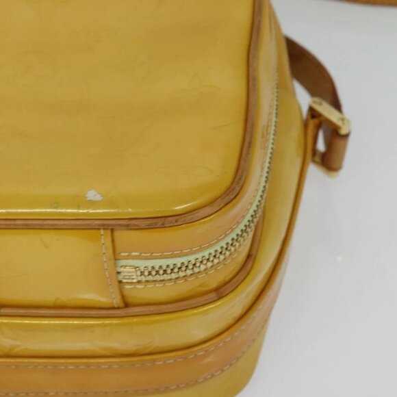 LOUIS VUITTON Monogram Vernis Wooster Bag Lime Yellow - Picture 8 of 16